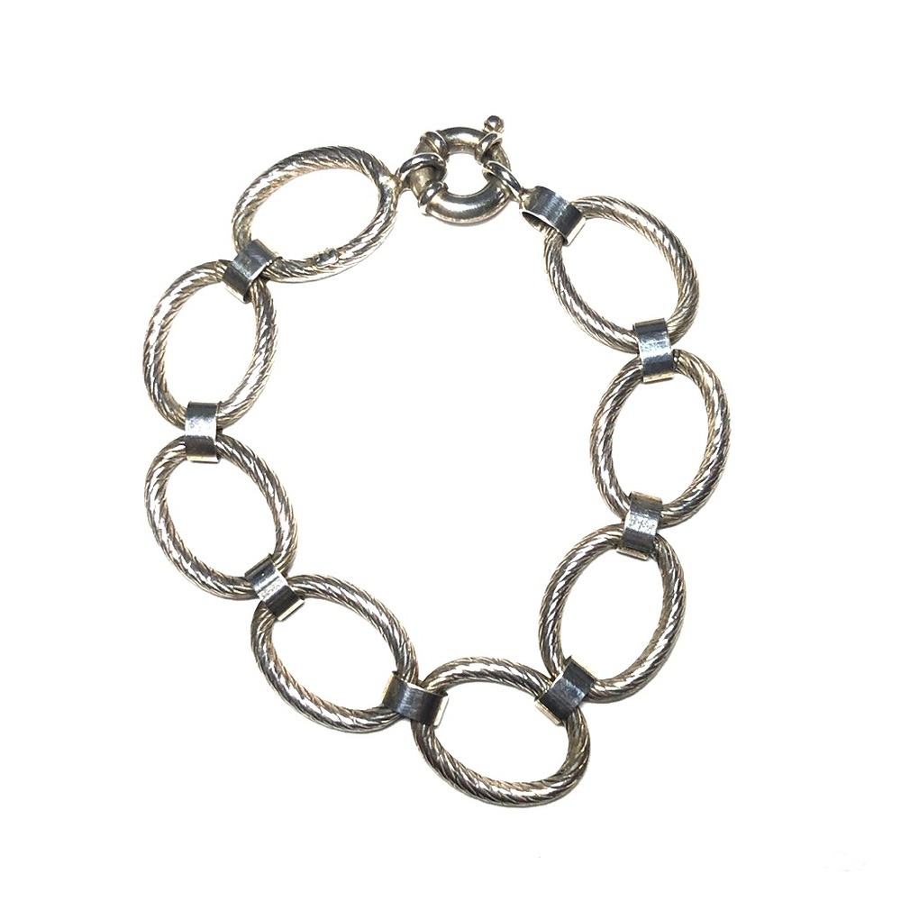 Pretty Twisted Texture Link Bracelet - image 1